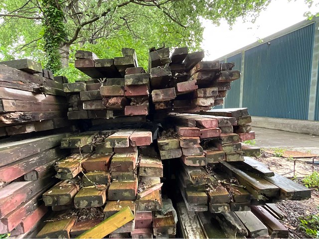 Hout balken - afbeelding 3 van  8