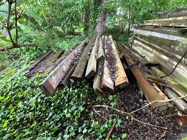 Hout balken - afbeelding 7 van  8