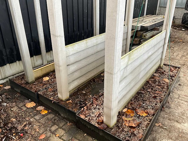 Hout betonschutting (3x) - afbeelding 3 van  6