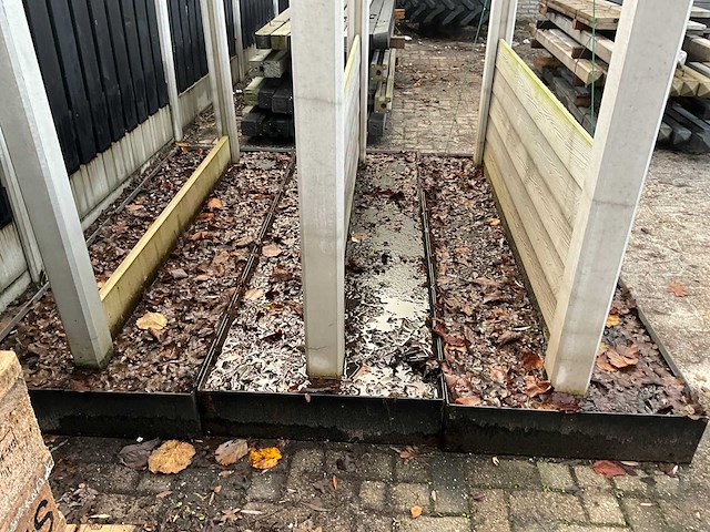 Hout betonschutting (3x) - afbeelding 4 van  6