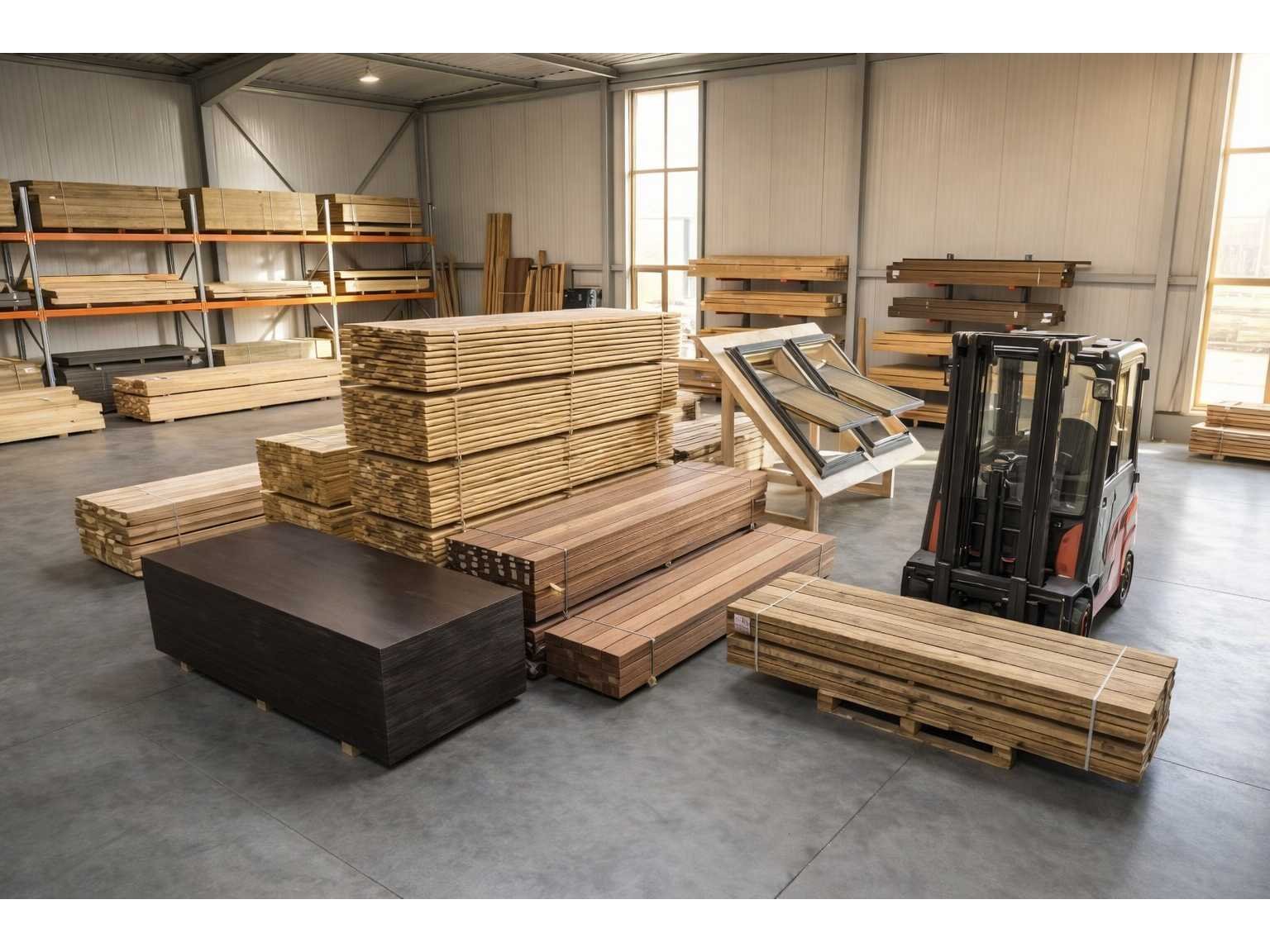 Hout, doe-het-zelf artikelen en gevelbekleding