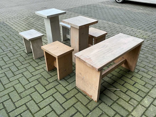 Hout horeca meubilair - afbeelding 1 van  8