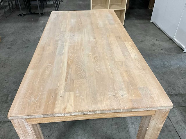 Hout kantinetafel (2x) - afbeelding 3 van  3