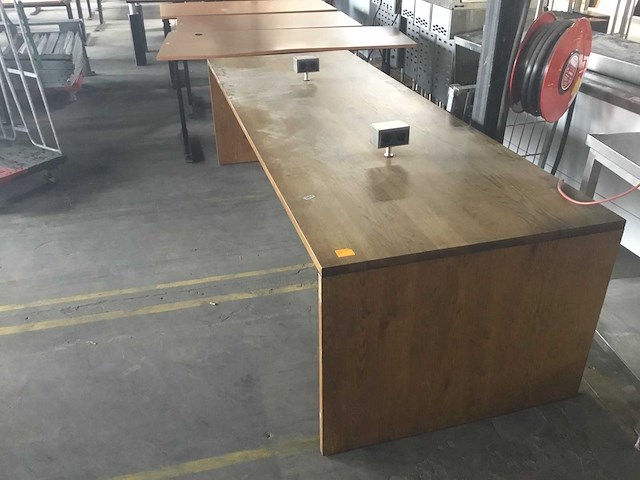 Hout vergadertafel - afbeelding 2 van  5