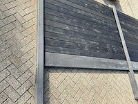 Hout/betonschutting antraciet – 22,5 m x 205 cm - afbeelding 1 van  7