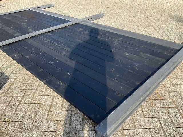 Hout/betonschutting antraciet – 22,5 m x 205 cm - afbeelding 7 van  7