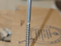 Houtdraadbouten rvs m7 3,2x130 in 5 dozen. - afbeelding 1 van  3