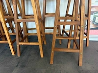 Houte barkruk (18x) - afbeelding 4 van  4