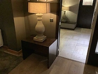 Houte bijzettafels inclusief 4 lampen - side tables (4x) - afbeelding 2 van  7