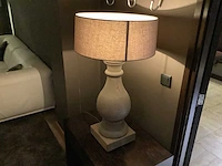 Houte bijzettafels inclusief 4 lampen - side tables (4x) - afbeelding 5 van  7