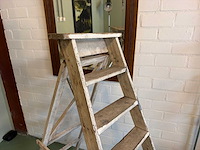 Houte ladder - afbeelding 2 van  3
