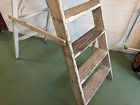Houte ladder - afbeelding 3 van  3