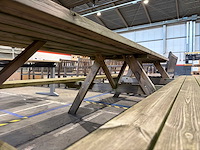 Houte tuintafel - afbeelding 2 van  4