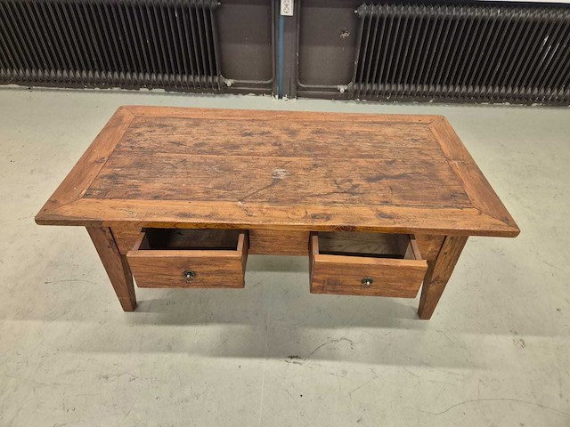 Houten - salontafel - coffee table - afbeelding 4 van  7