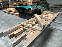 Houten aanbouwschommel geïmpregneerd - 240x60 cm - afbeelding 6 van  15