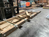 Houten aanbouwschommel geïmpregneerd - 240x60 cm - afbeelding 10 van  15