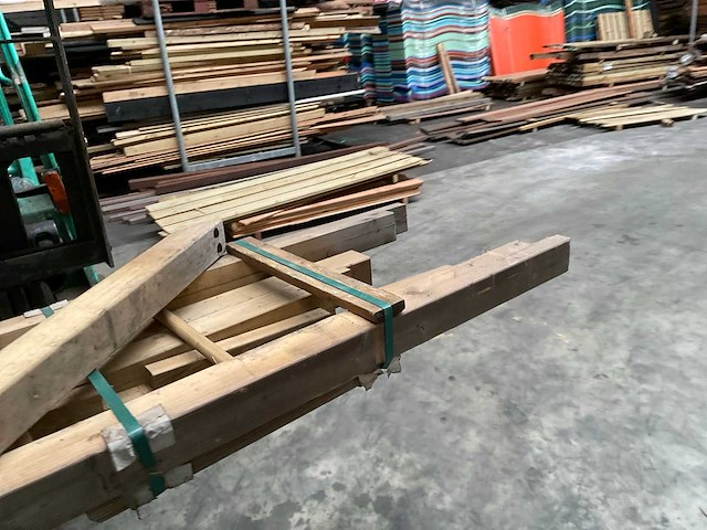 Houten aanbouwschommel geïmpregneerd - 240x60 cm - afbeelding 13 van  15