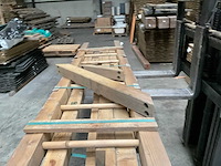 Houten aanbouwschommel geïmpregneerd - 240x60 cm - afbeelding 4 van  15