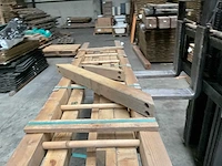 Houten aanbouwschommel geïmpregneerd - 240x60 cm - afbeelding 4 van  15