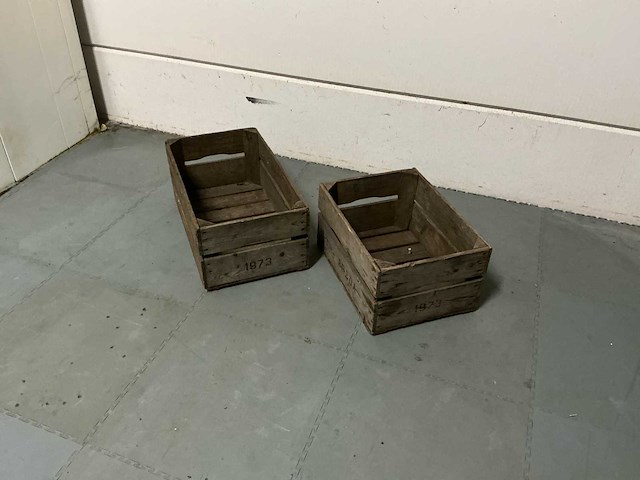 Houten aardappelkisten (17x) - afbeelding 1 van  2