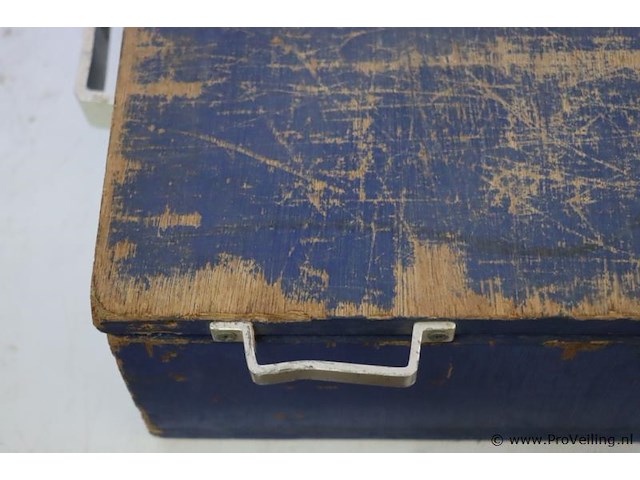 Houten assortimentskist incl. inhoud bestaande uit diverse schroeven - afbeelding 8 van  9