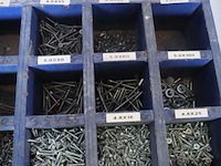 Houten assortimentskist incl. inhoud - afbeelding 4 van  8