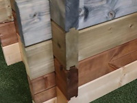 Houten bak - 70x70x60cm - afbeelding 2 van  3