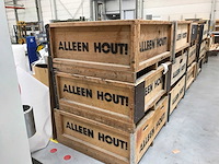 Houten bak (17x) - afbeelding 1 van  2