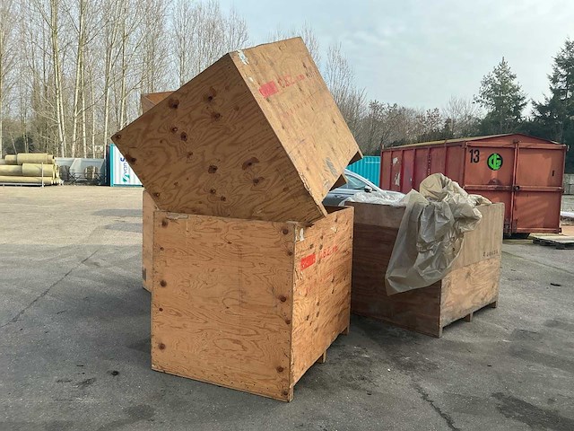 Houten bakken (5x) - afbeelding 1 van  6