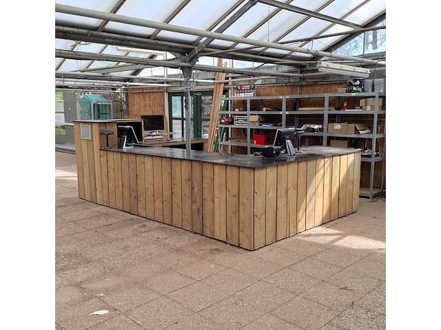 Houten balie - afbeelding 1 van  9