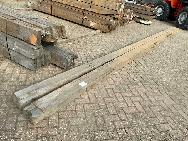 Houten balk (2x) - afbeelding 1 van  4