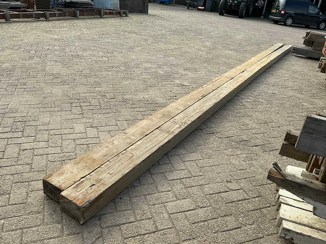Houten balk (2x) - afbeelding 4 van  4