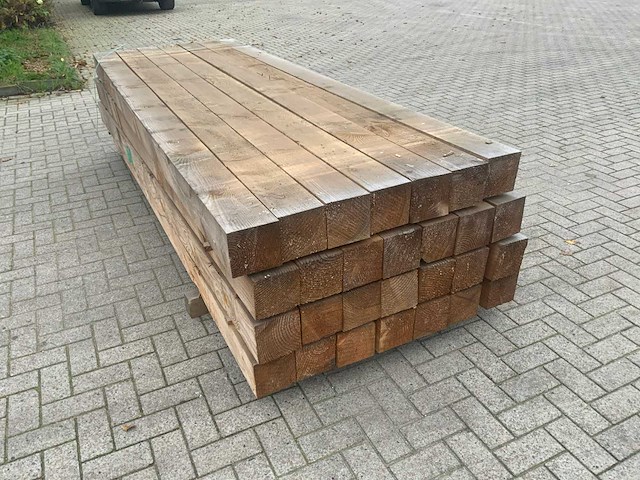 Houten balk (douglas) (28x) - afbeelding 2 van  3