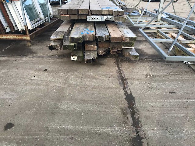 Houten balken (22x) - afbeelding 3 van  3