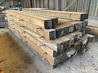 Houten balken 3100x120x120mm (44x) - afbeelding 2 van  4