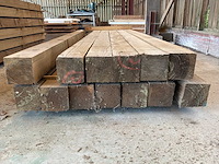 Houten balken 3100x150x150mm (13x) - afbeelding 4 van  4