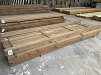 Houten balken 3200x100x100mm (22x) - afbeelding 1 van  4