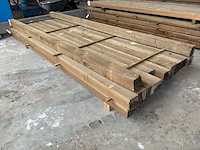 Houten balken 3200x100x100mm (22x) - afbeelding 2 van  4