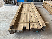 Houten balken 3200x100x100mm (22x) - afbeelding 3 van  4