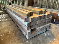 Houten balken 4200x120x120mm (30x) - afbeelding 1 van  3