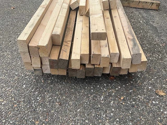 Houten balken 480x7x4cm (30x) - afbeelding 3 van  3