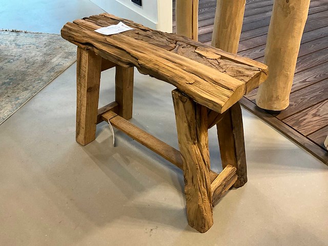Houten bank - afbeelding 1 van  7