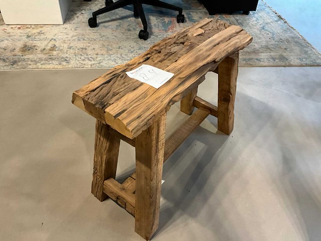 Houten bank - afbeelding 4 van  7