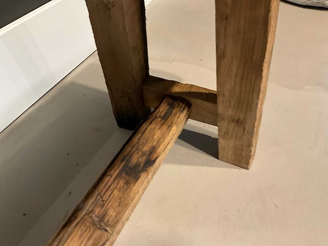 Houten bank - afbeelding 4 van  5
