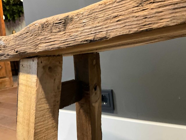 Houten bank - afbeelding 5 van  5