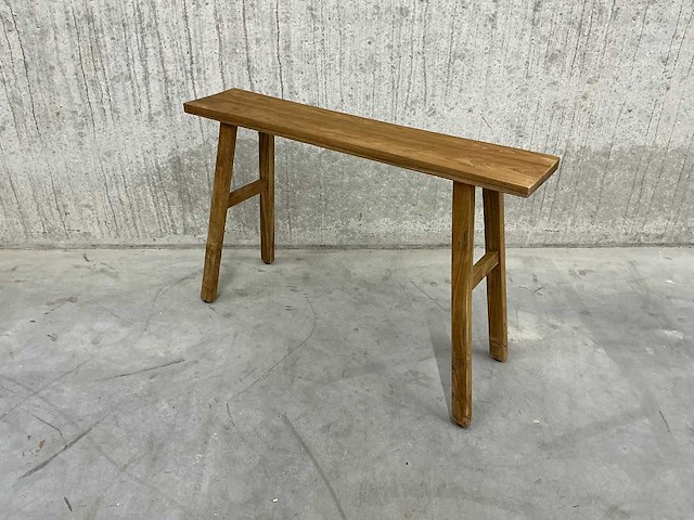 Houten bankje - afbeelding 1 van  2