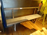 Houten bankje