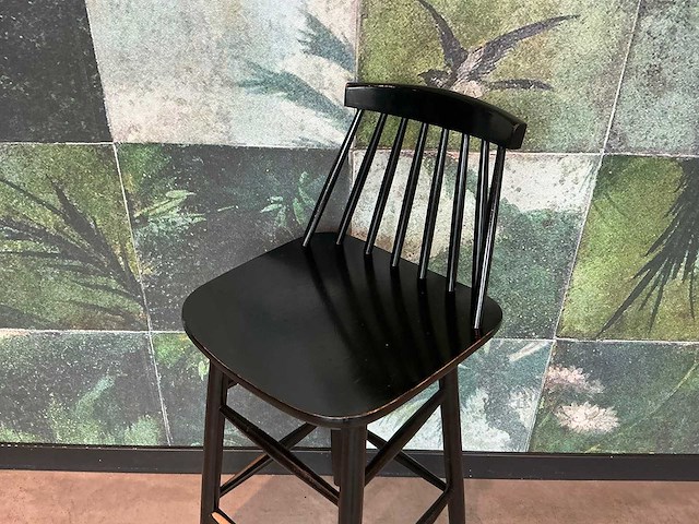 Houten barkruk spijl (4x) - afbeelding 2 van  3