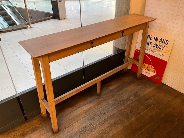 Houten bartafel - afbeelding 1 van  4