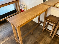 Houten bartafel - afbeelding 2 van  3